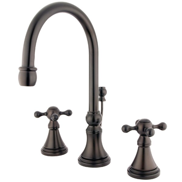 8" Widespread Bathroom Faucet, Oil Rubbed Bronze